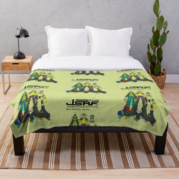 Jet Set Radio Future Soundtrack Cover Throw Blanket