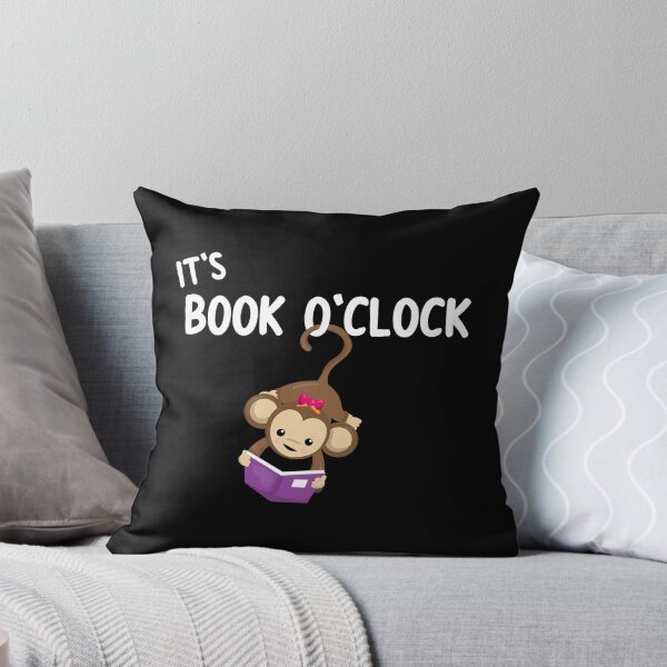 Item preview, Its Book OClock Monkey Reading Designs designed and sold by SpiritWestDesig.