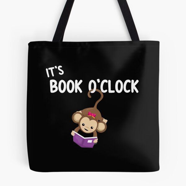 Item preview, Its Book OClock Monkey Reading Designs designed and sold by SpiritWestDesig.