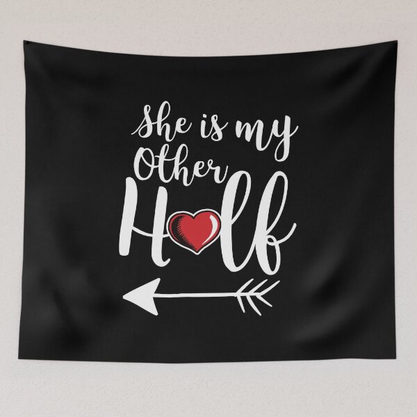 Item preview, Matching Lesbian Couple She's My Other Half Part1 designed and sold by haselshirt.
