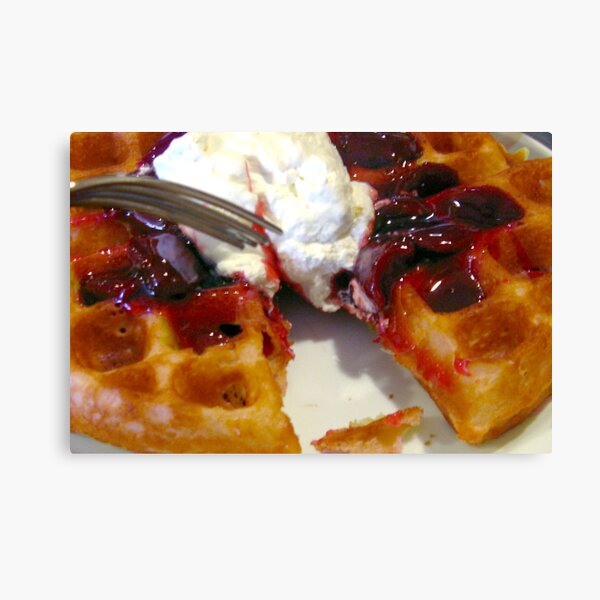 Belgian Waffles at Ruby's Canvas Print