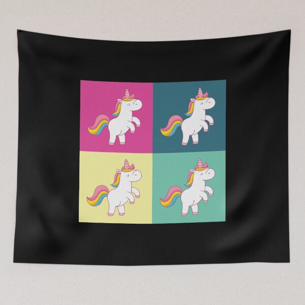 Item preview, Pop Art Shirt Unicorn Graphic Art Retro Gift Tee designed and sold by haselshirt.