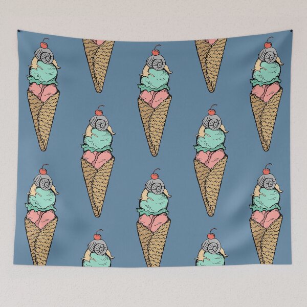 Item preview, Snail on Top of an Ice Cream Cone designed and sold by Otter-Grotto.