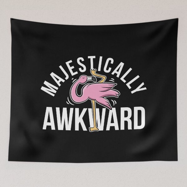 Item preview, Animal Lover Flamingos Majestically Awkward Gift Idea designed and sold by haselshirt.