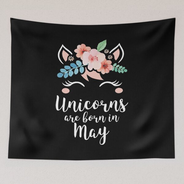 Item preview, Unicorns Are Born In May Shirt Birthday Month Gift Tee designed and sold by haselshirt.