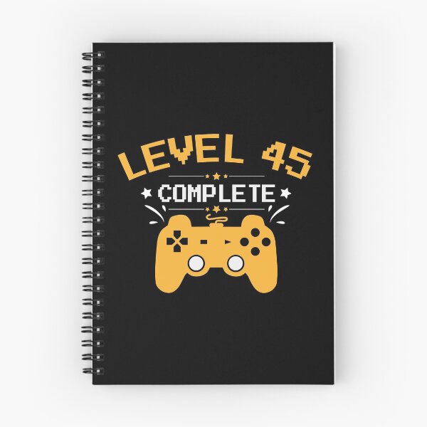 Item preview, Gamer Shirt Level 45 Complete Gaming Birthday Gift Tee designed and sold by haselshirt.