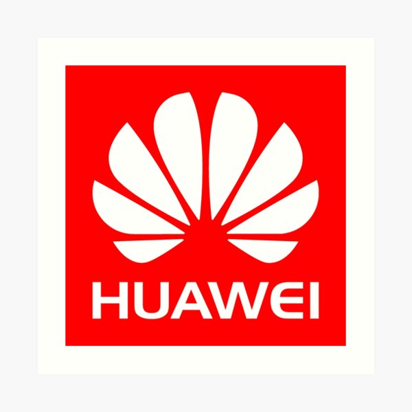 Huawei Logo Art Print By Jickien Redbubble