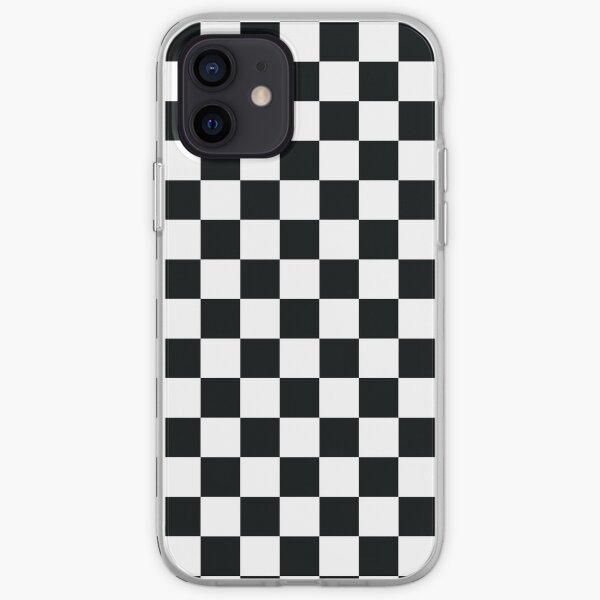 Black + White Checkerboard iPhone Soft Case