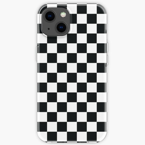 Black + White Checkerboard iPhone Soft Case