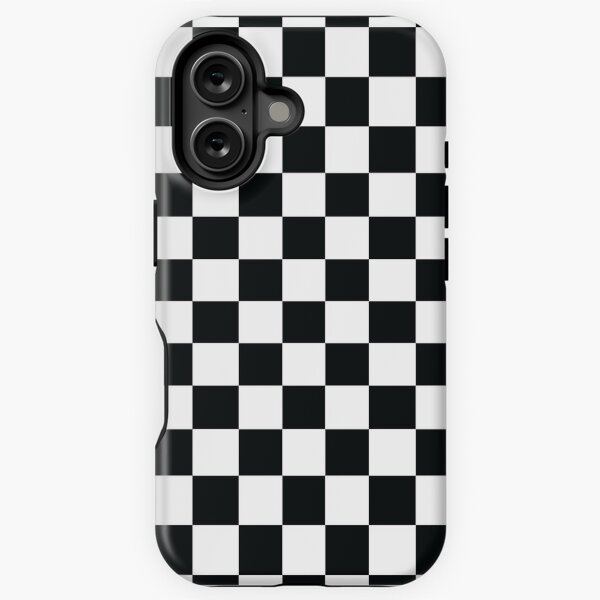 Vista previa del artículo con la obra «Tablero de ajedrez blanco y negro», diseñado y vendido por ravcnclaw.