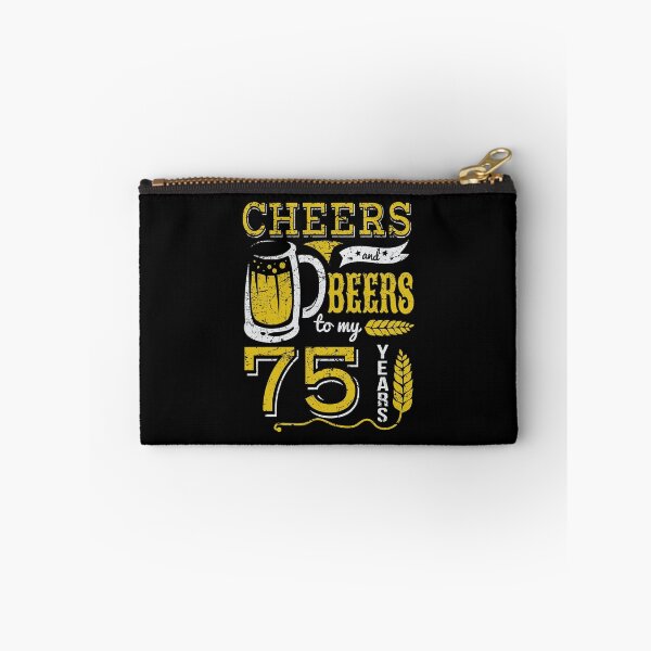 Item preview, Cheers and Beers 75th Birthday Gift Idea designed and sold by haselshirt.