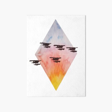 Missing Man Formation Art Board Print