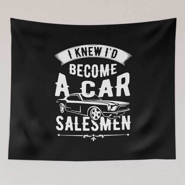 Item preview, Salesman Shirt Knew I'd Become Car Salesman Gift Tee designed and sold by haselshirt.