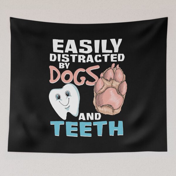 Item preview, Easily Distracted By Dogs And Teeth designed and sold by LemoBoy.