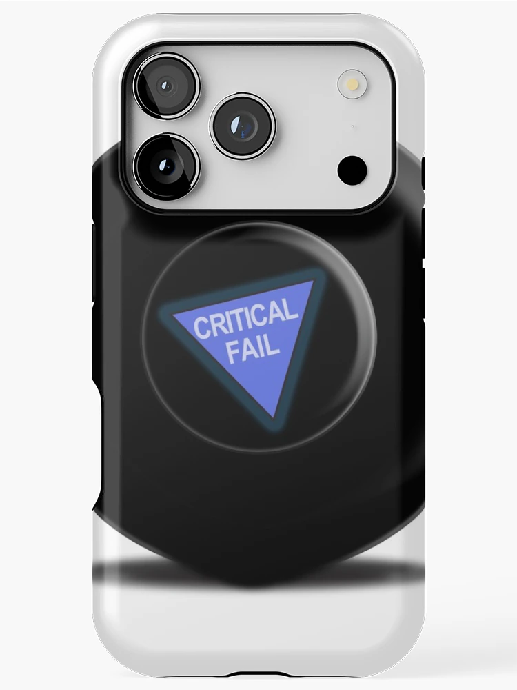 Thumbnail 1 of 4, iPhone Case, Critical Fail designed and sold by RGGames.