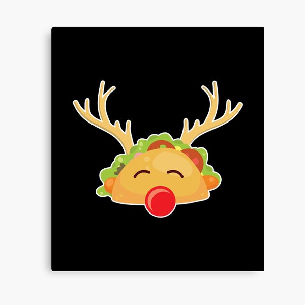 Item preview, Santa Taco Reindeer Christmas Xmas Holiday Gift designed and sold by haselshirt.