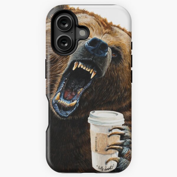 Item preview, Grizzly Mornings - give that bear some coffee designed and sold by HollySimental.