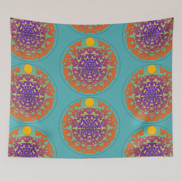 Item preview, Fractal Asemic Sun designed and sold by kernowerno.