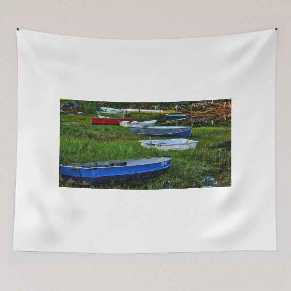 Item preview, Dinghies in Marsh, Cape Neddick, Maine designed and sold by StevenRalserPhoto.