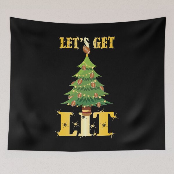 Item preview, American Football Get Lit Christmas Holiday Xmas Gift designed and sold by haselshirt.