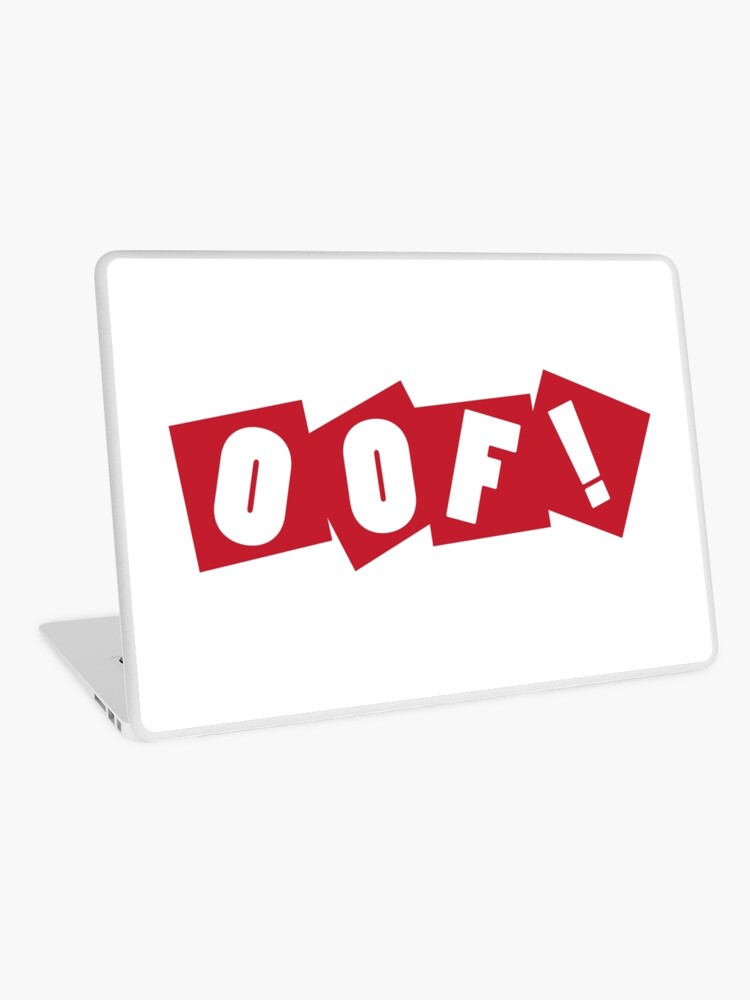 Roblox Oof Laptop Skin By Rainbowdreamer Redbubble - roblox oof stickers redbubble