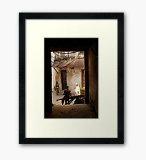 colour wheel Framed Print