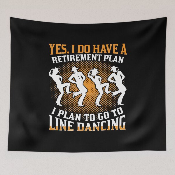 Item preview, Line Dance Dancing Retired Dancer Retirement Gift designed and sold by haselshirt.