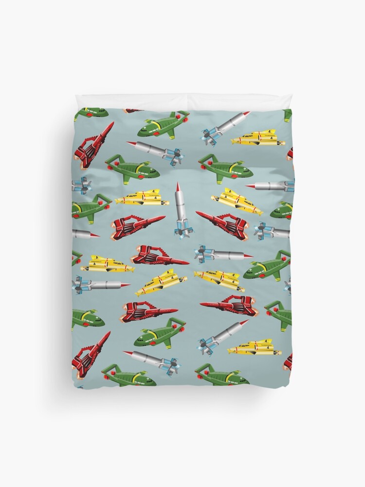 Thumbnail 1 of 2, Duvet Cover, Thunderbirds Pattern designed and sold by LICENSEDLEGIT.