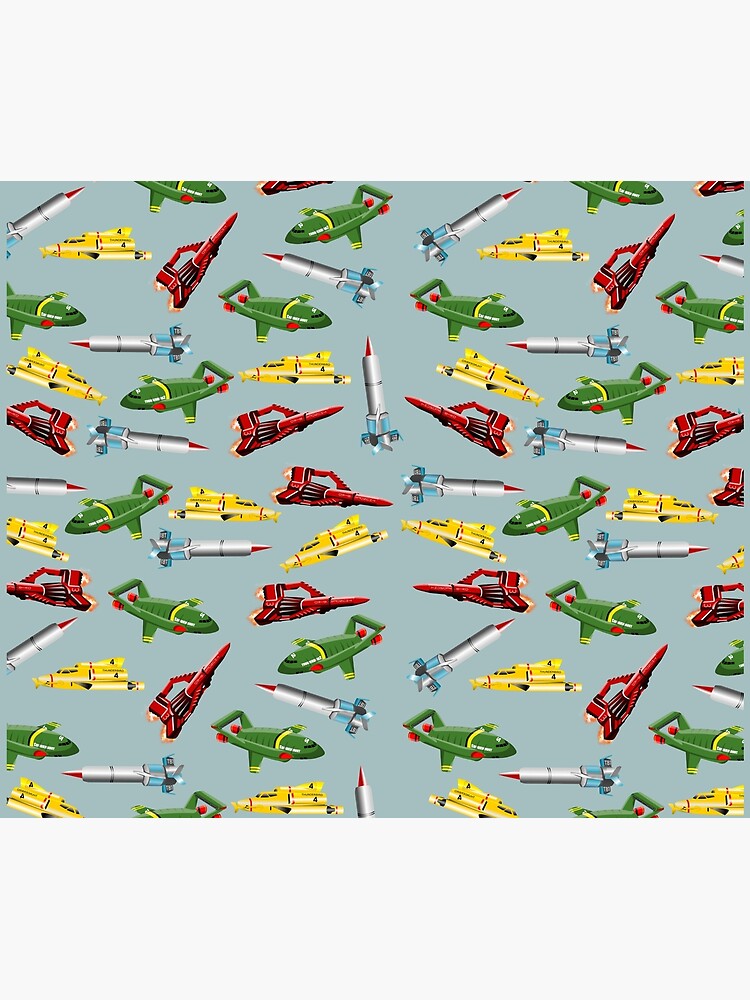 Thumbnail 2 of 2, Duvet Cover, Thunderbirds Pattern designed and sold by LICENSEDLEGIT.