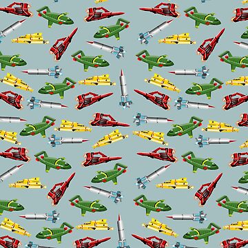 Artwork thumbnail, Thunderbirds Pattern by LICENSEDLEGIT