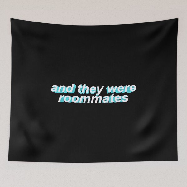 Item preview, and they were roommates – 3d white/blue designed and sold by dalvago.