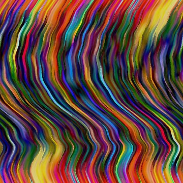 Aperçu de l'œuvre Ligne courbe multicolore de Ruth Palmer