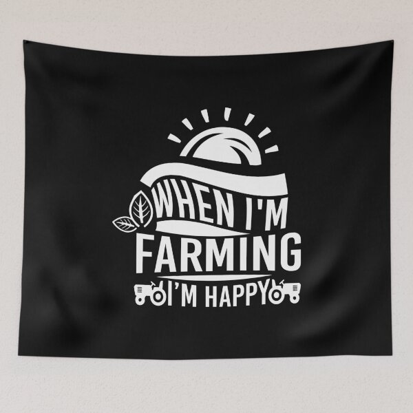Item preview, Farmer Shirt When I'm Farming I'm Happy Gift Tee designed and sold by haselshirt.