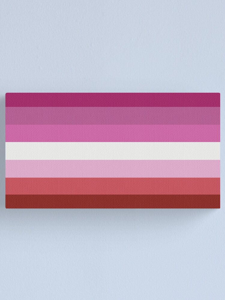 Lesbian Pride Flag Canvas Print For Sale By Hamsters Redbubble 1639