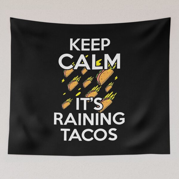 Item preview, Keep Calm Raining Tacos Feast Holiday Gift designed and sold by haselshirt.