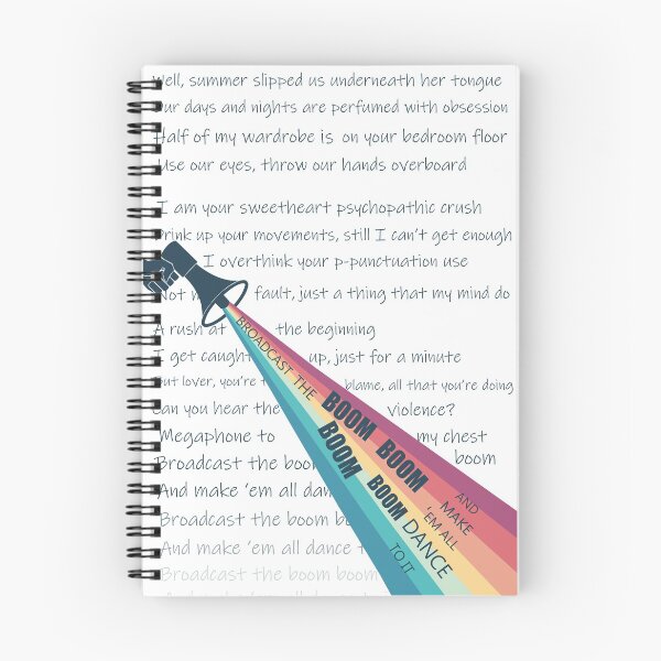 Artikelvorschau, Broadcast the boom boom boom (lorde Lyrics) entworfen und verkauft von theArtoflOve.