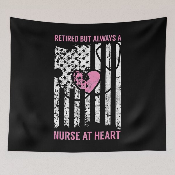 Item preview, Retired Always Nurse At Heart Retirement Gift Idea designed and sold by haselshirt.