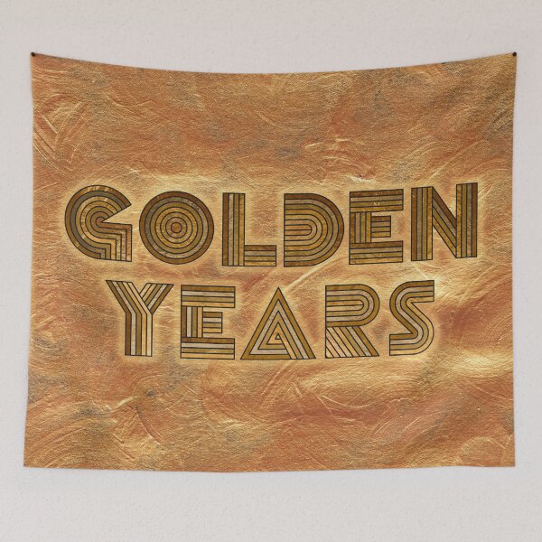 Item preview, Golden Years - Gold designed and sold by Hell-Prints.