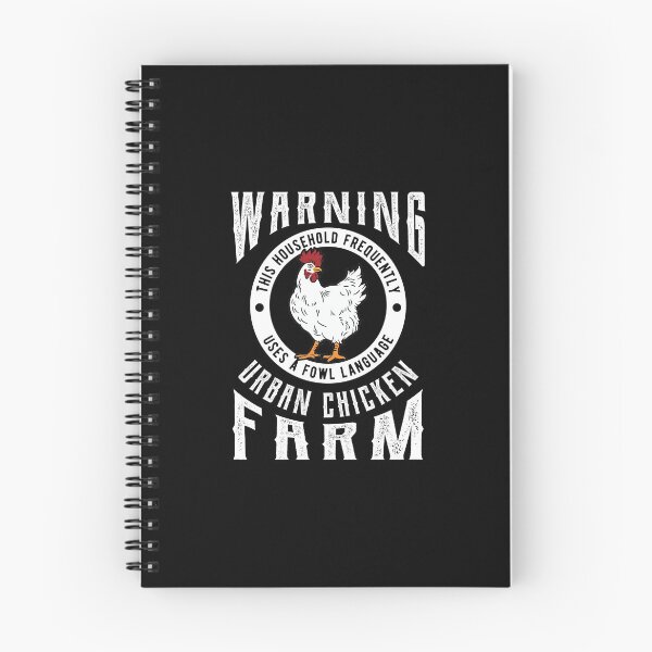 Item preview, WARNING! Urban Chicken Farm Farmer Birthday Gift designed and sold by haselshirt.