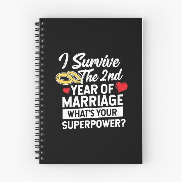 Item preview, Second Wedding Anniversary Married Superpower designed and sold by haselshirt.