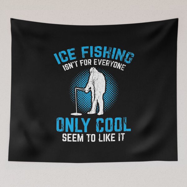 Item preview, Cool People Ice Fishing Winter Ice Hole Holiday Gift designed and sold by haselshirt.