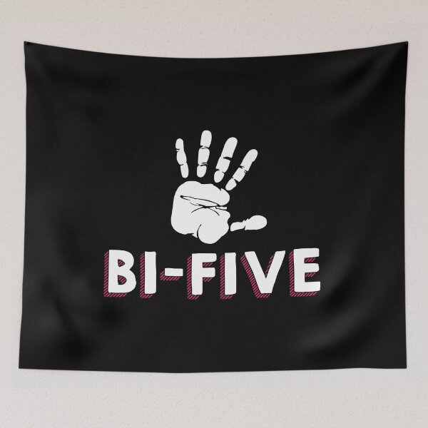 Item preview, Gay Pride Lesbian LGBT Rainbow BI-Five High-Five designed and sold by haselshirt.