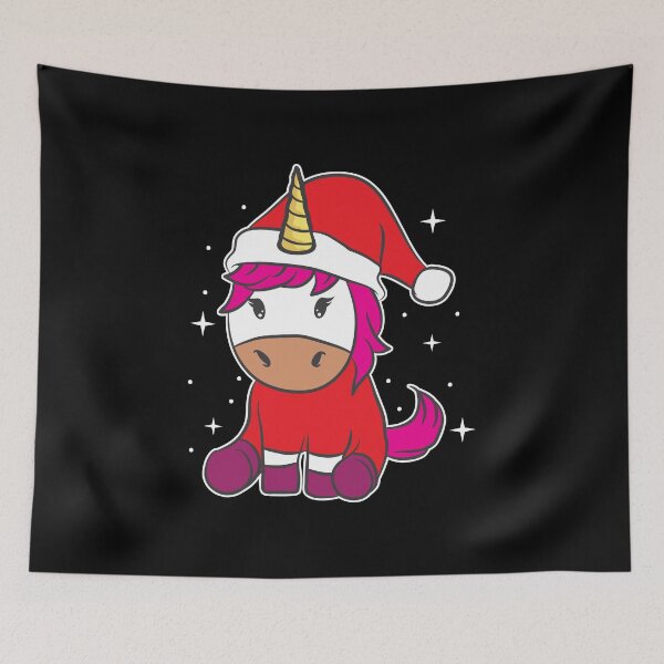 Item preview, Funny Christmas Xmas Santa Unicorn Sparkle Holiday Gift designed and sold by haselshirt.