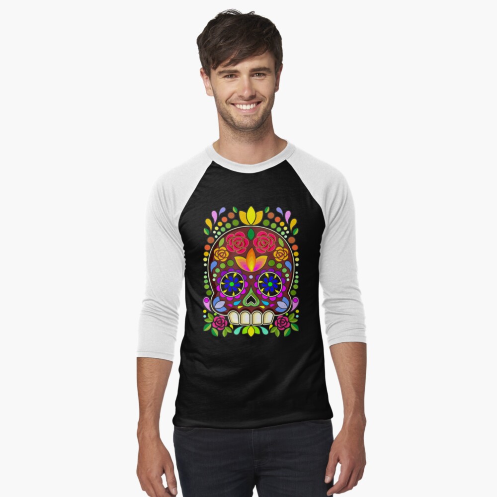 Item preview, Baseball ¾ Sleeve T-Shirt designed and sold by BluedarkArt.