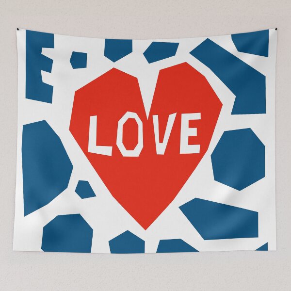 Item preview, Love Heart Paper Cut Illustration designed and sold by Adam Regester.