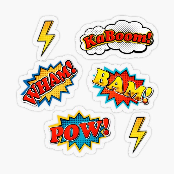 Item preview, Comic Hero Hit Punch Action Pack designed and sold by CR-Studio.