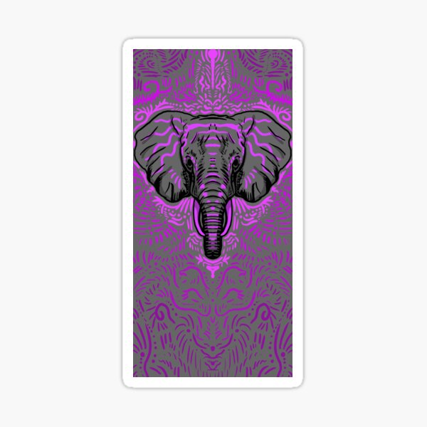 Item preview, Patterned Elephant designed and sold by KatsmaArt.