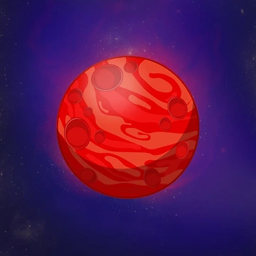 Artwork thumbnail, Red planet by Syrow