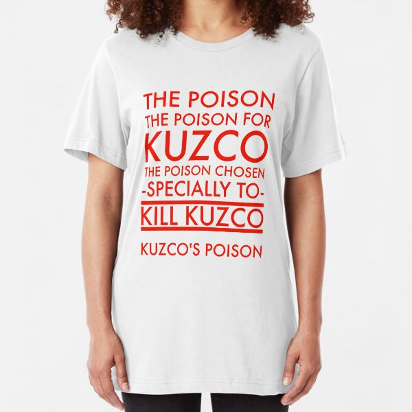 The Poison. in red Slim Fit T-Shirt
