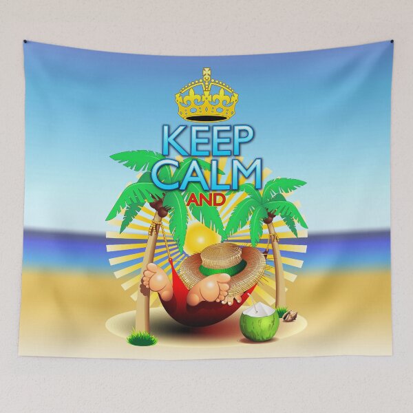 Item preview, Keep Calm and...Relax on Hammock! designed and sold by BluedarkArt.
